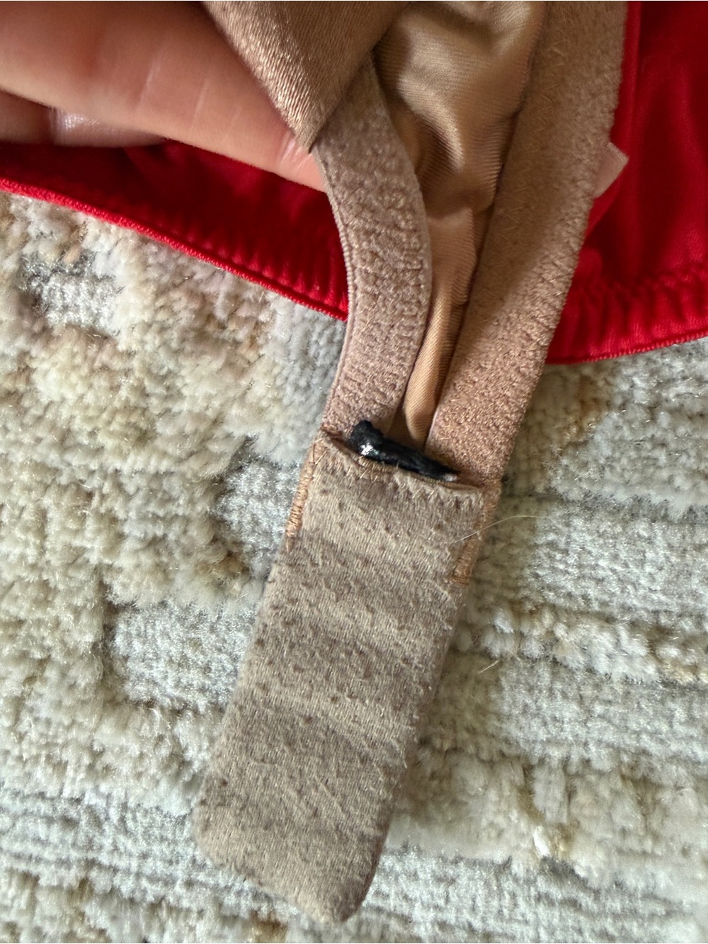 Victoria's Secret Satin Bralette Trio in Black, Nude & Red - Picture 3 of 3